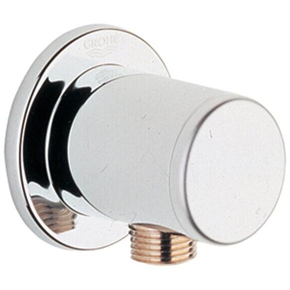 Grohe Wall Supply Elbow with 1/2" Threaded Connection 28627000, Starlight Chrome - Picture 1 of 3